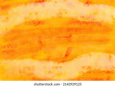 Orange Tie Dye Watercolor Abstract Background, Batik Fabric Background