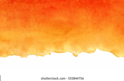 orange watercolor background, paint bruise