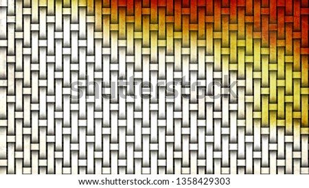 Orange and White Basket Background