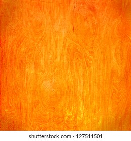 Orange Wood Texture For Background