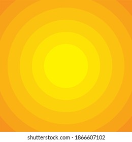 Orange Yellow Color gradient Circle Background