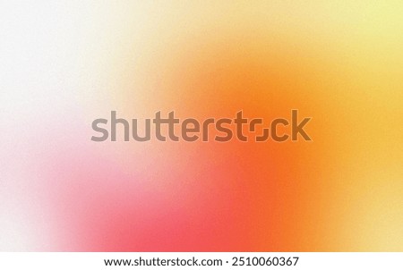 Orange Yellow Gradient Abstract Background. Colorful Red Radiant Blurred Gradient with Grain Texture Effect Good For Wallpaper, Poster, copy space
