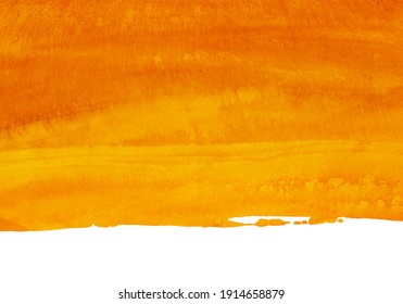 orange-yellow watercolor background on paper, warm colors.