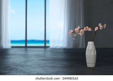 Dendrobium Orchid Vase Stock Illustrations Images Vectors