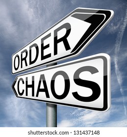 Order Or Chaos In Your Life Or Political Chaotic Theory Find Or Lost The Overview