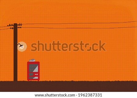 With an oreange background soft and chilli texture