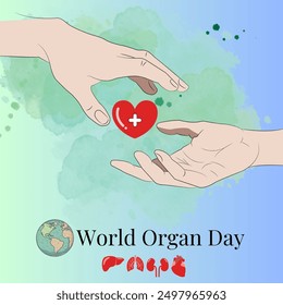 Organ day background,organ donation illustration  - Powered by Shutterstock