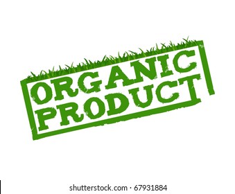 Organic Product sign isolated in white. - Shutterstock ID 67931884