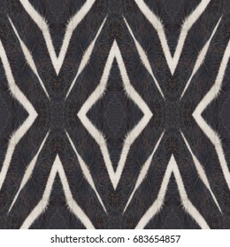 Oriental Abstract, Seamless Wallpaper Tiles, Zebra Stripes Pattern Or Texture For Safari Background, Natural Background, Wallpaper, Rug, Design, Print, Carpet, Template, Etc.