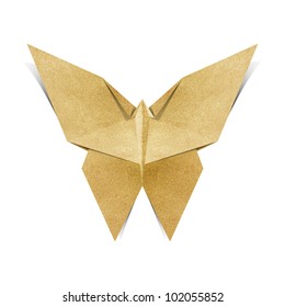 Origami Butterfly Made From Recycle Paper