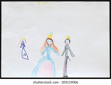 Original child's drawing king