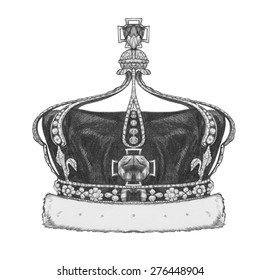 Crown Sketch Images, Stock Photos & Vectors | Shutterstock