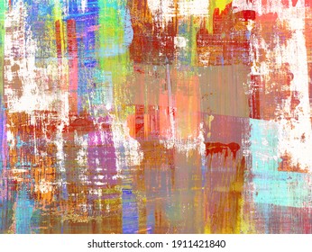 Original Hand Painted Abstract Background 