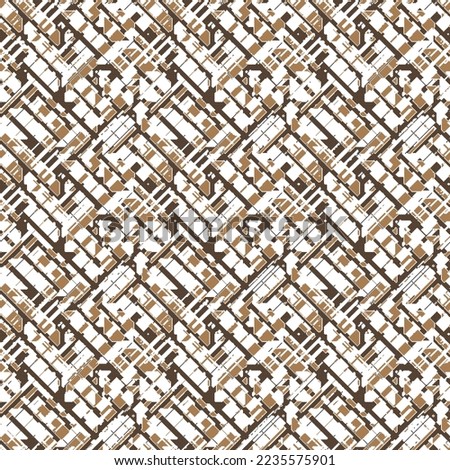 Original new geometric pattern designs and brush effect pattern.