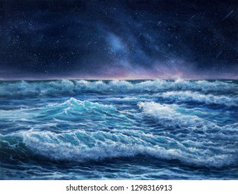 夜の海 の画像 写真素材 ベクター画像 Shutterstock