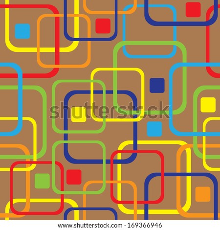 ornament multicolored geometric seamless pattern