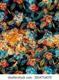 othic effect seamless fabric pattern