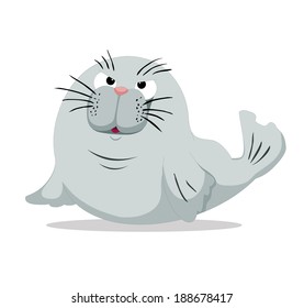 Otters Cartoon Stock Illustration 188678417 | Shutterstock