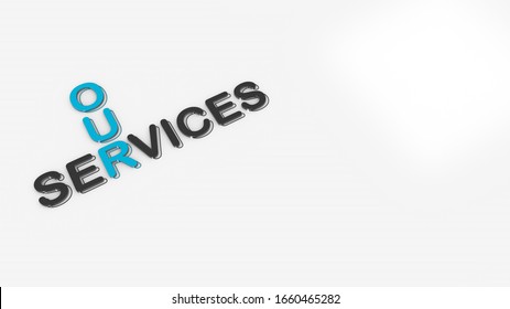 Our Service, Business Company Profile, 3D Rendering, 3D Illustration,