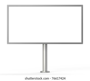 Outdoor Billboard Isolated