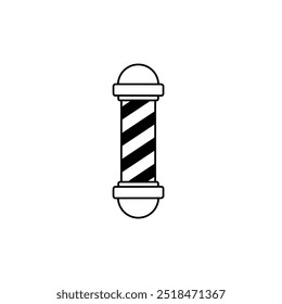 outline barber pole icon design illustration  - Powered by Shutterstock