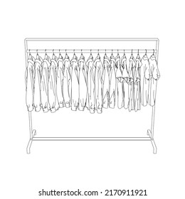 4,058 Clothes hanging sketch Images, Stock Photos & Vectors | Shutterstock