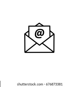outline email icon