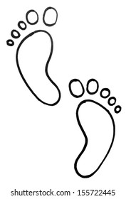 21,666 Footprints outline Images, Stock Photos & Vectors | Shutterstock