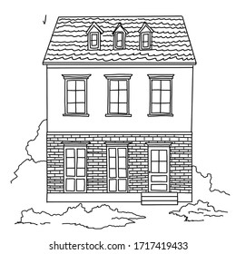 House Drawing Images, Stock Photos & Vectors 