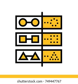 Outline Icon Prediction Model. Data Science Technology And Machine Learning Process. Suitable For Print, Website And Presentation