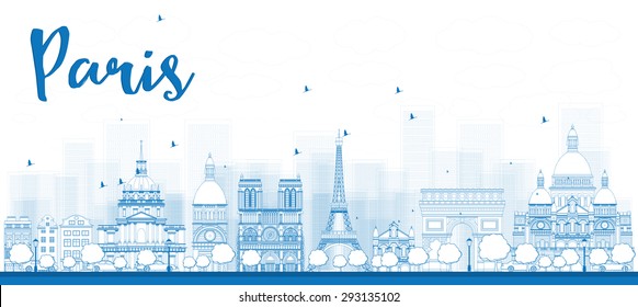 3,148 Paris skyline outline Images, Stock Photos & Vectors | Shutterstock