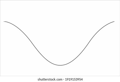 outline of a valley or wave - Shutterstock ID 1919153954