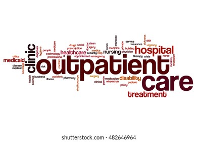 Outpatient Care Word Cloud Concept