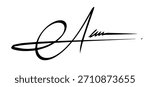 Overall Style and Form: The image features a highly stylized logo or signature, drawn with thick, flowing, connected lines, resembling calligraphy or artistic cursive.