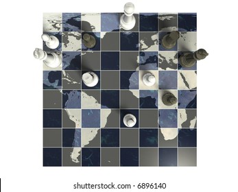 Overhead Global Chess Game