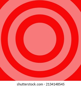 Overlapping circle geometry painted with dark red and light colors, texture for background.