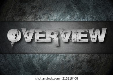 Overview Concept Text On Background Sign Stock Illustration 215218408 ...