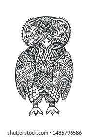 Owl Color Decorate Stock Illustration 1485796586 | Shutterstock