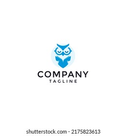 Owl Read Book Logo Design Stock Illustration 2175823613 | Shutterstock