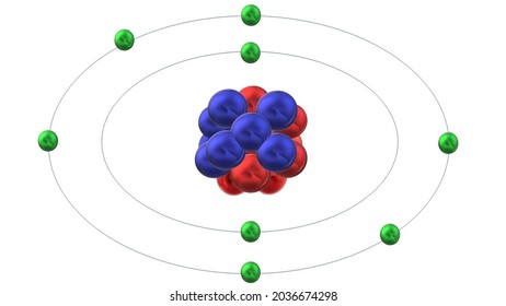 oxygen atom classic planetary model