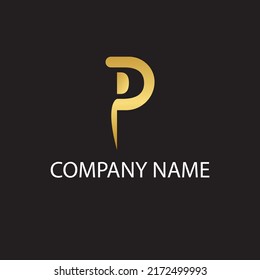 P Letter Logo Design Modern Logo Stock Illustration 2172499993 ...