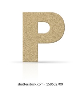 P Letter Sand Texture Stock Illustration 158632700 | Shutterstock