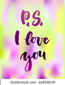 P S I Love You High Res Stock Images Shutterstock