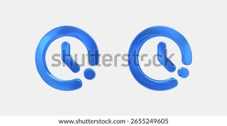 pace 3D icon on isolate white background