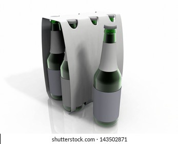 Pack Of Six Beer Bottles