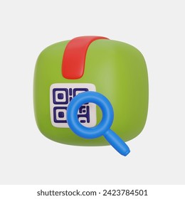 package scan 3d icon illustration isolated on white - Powered by Shutterstock