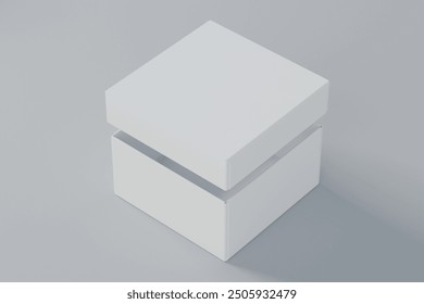 Packaging Box Mockup Editable PSD clean design