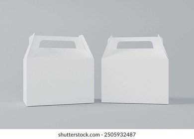 Packaging Box Mockup Editable PSD clean design