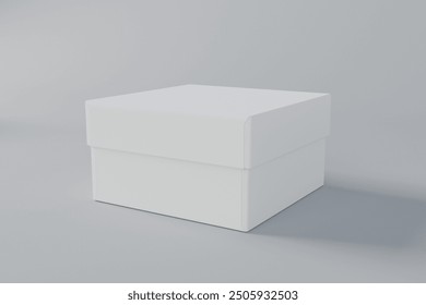 Packaging Box Mockup Editable PSD clean design