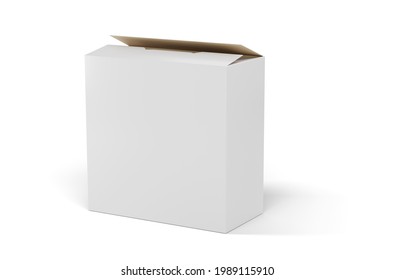 Packing Box Mockup Your Design Isolated Stock Illustration 1989115910 ...